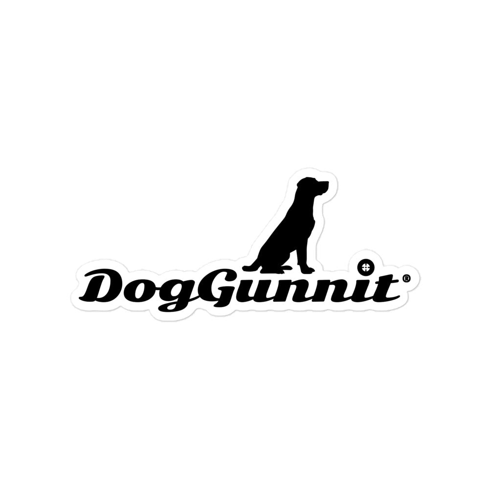 DogGunnit Logo Stickers