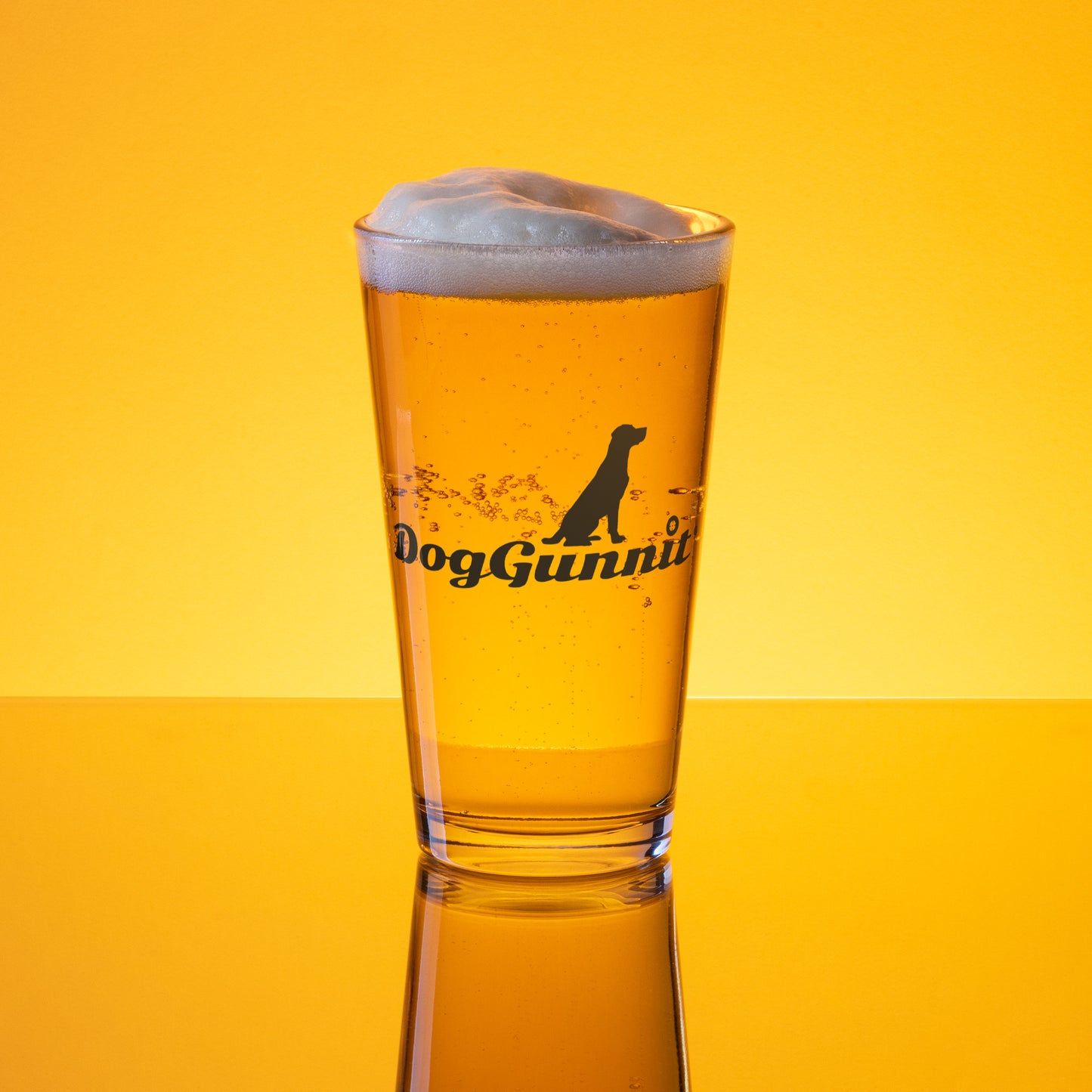 DogGunnit Logo Pint Glass